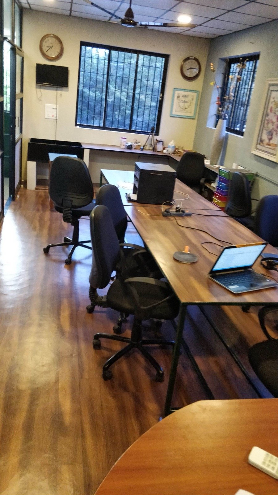Office workspace at the Salem facility